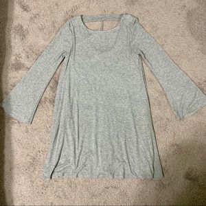 Altar’d State Gray Ribbed Swing Dress